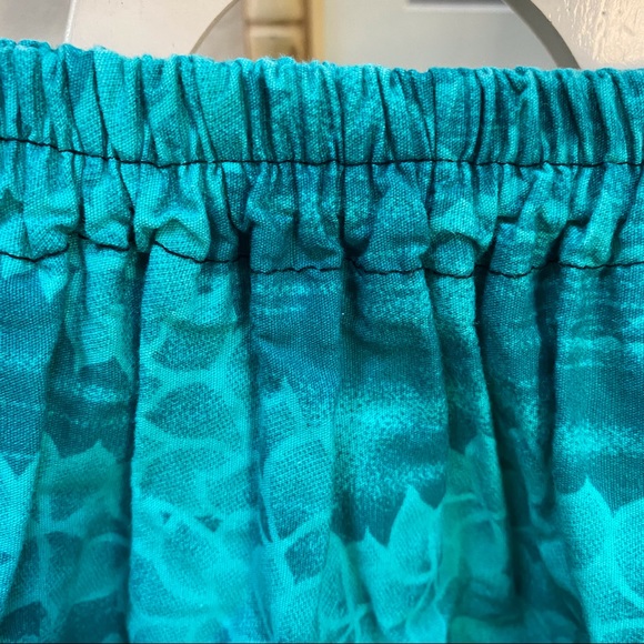 Etsy’s sm-lg Hawaiian Skirt vintage look maxi elastic waist Sundress Luau Tiki - Picture 5 of 5